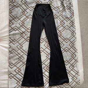 AERIE Real Me High Waisted Crossover Flare Leggings